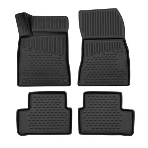 Mercedes CLA Class Floor Mats - Omac - Rubber TPE - Black - 2020-2025 Mercedes CLA Class Floor Mats - Omac - Rubber TPE - Black - 2020-2025
